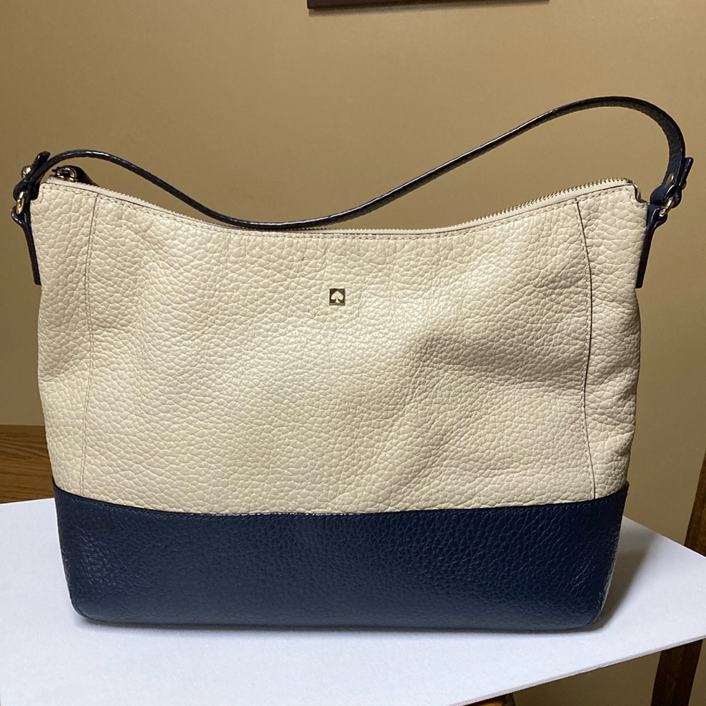 Kate Spade Purse Cream And Navy